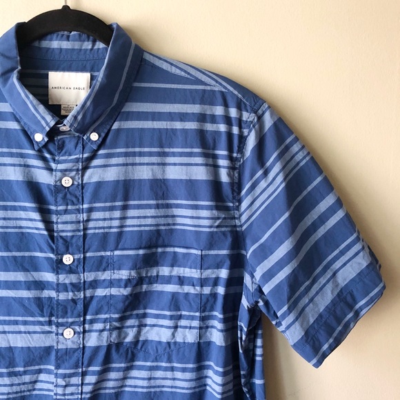 AEO Short Sleeved Button Down Shirt - Picture 3 of 5